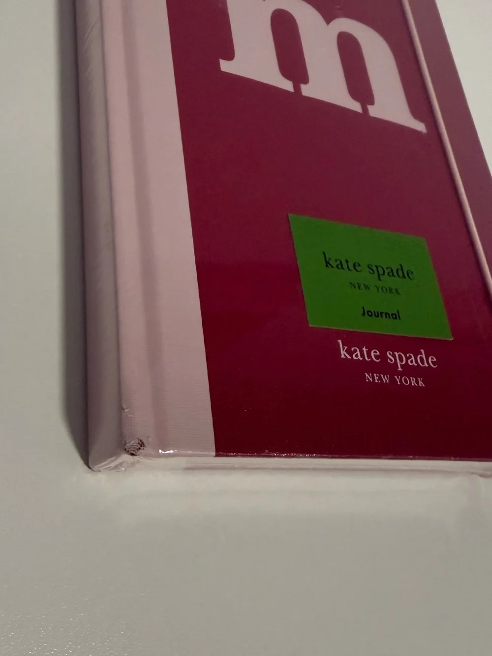 kate spade Pink & Magenta Monogram Hardcover Journal